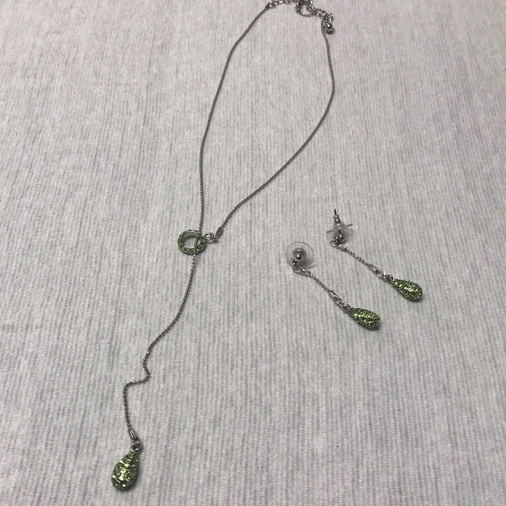 Necklace and earrings